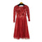 タダシショウジ TADASHI SHOJI ビジュー レースデザインワンピース レディース JPN:0