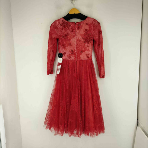 タダシショウジ TADASHI SHOJI ビジュー レースデザインワンピース レディース JPN:0
