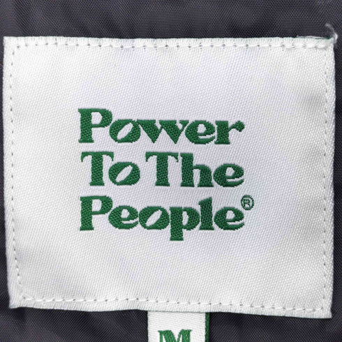 パワートゥザピープル POWER TO THE PEOPLE コーデュロイ襟 トラ刺繍 ジップブルゾン メンズ JPN:M
