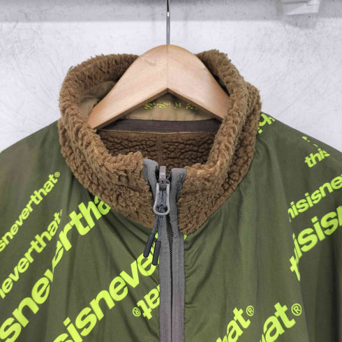 ディスイズネバーザット thisisneverthat リバーシブルボアジャケット メンズ L