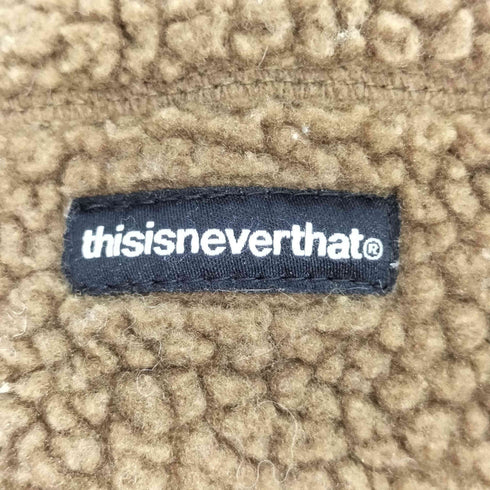 ディスイズネバーザット thisisneverthat リバーシブルボアジャケット メンズ L