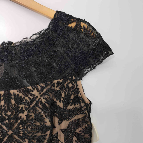 タダシショウジ TADASHI SHOJI 花柄レース切替ワンピース レディース 6