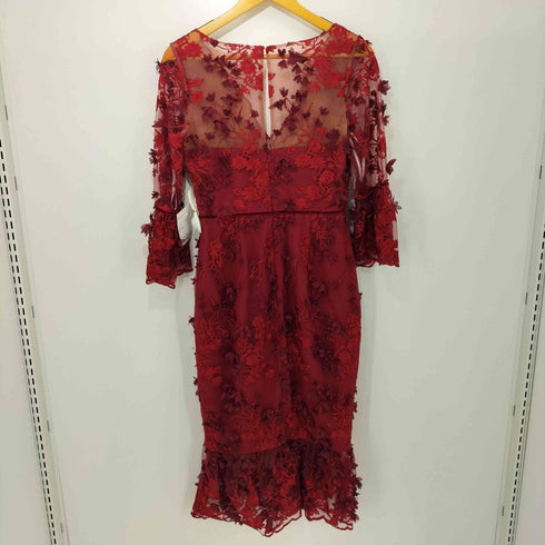 marchesa notte 総レース L/S ワンピース レディース US:4