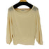 スリードッツ three dots USA製 ボートネックニット レディース import:S