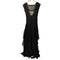 アルベルタフェレッティ ALBERTA FERRETTI 総シフォンレースノースリーブマキシワンピース レディース US:6