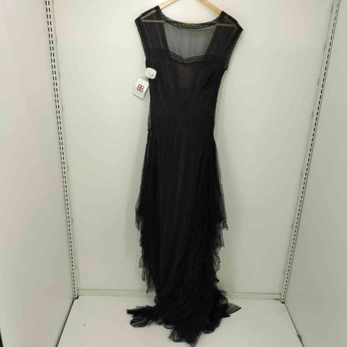 アルベルタフェレッティ ALBERTA FERRETTI 総シフォンレースノースリーブマキシワンピース レディース US:6