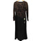 タダシショウジ TADASHI SHOJI レース切り替え ロングワンピース レディース JPN:2