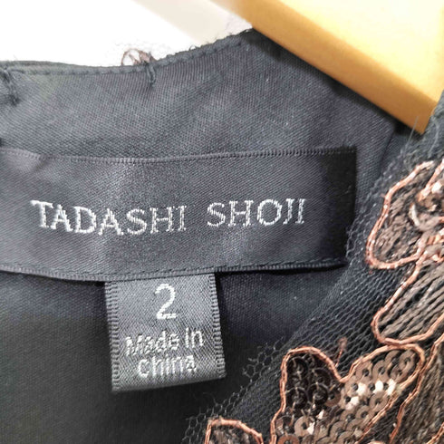 タダシショウジ TADASHI SHOJI レース切り替え ロングワンピース レディース JPN:2