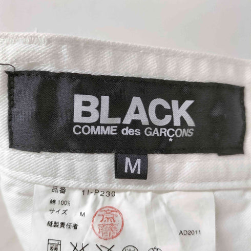 ブラックコムデギャルソン BLACK COMME des GARCONS AD2011 12SS デニム ハーフ パンツ メンズ JPN:M