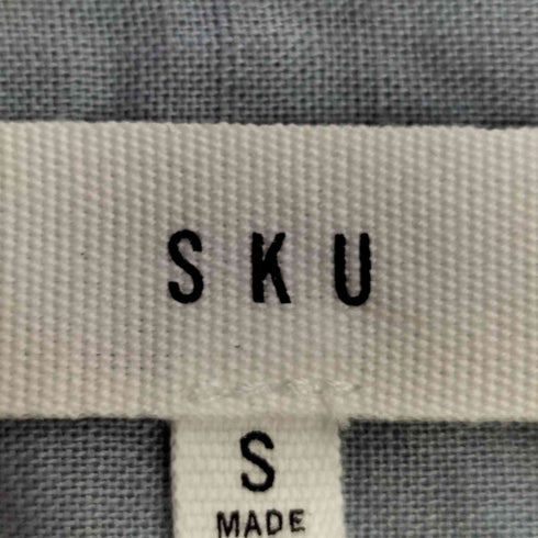 SKU コットンリネン オープンカラーシャツ メンズ JPN:S
