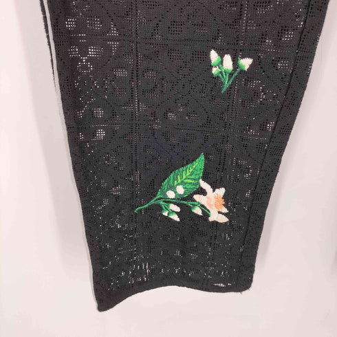 ZAYAN THE LABLE 花刺繍 レースパンツ レディース JPN:S
