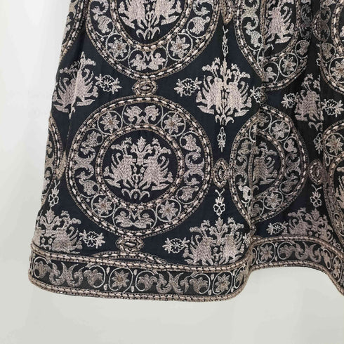 アリスオリビア alice + olivia ビジュー×刺繍 ノースリーブミニワンピース レディース US:0-2