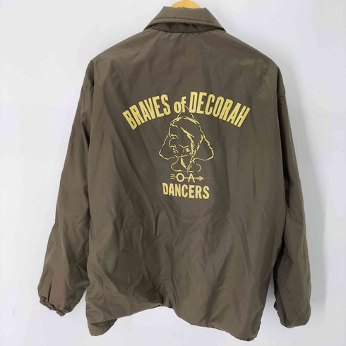pla jac dunbrooke 80s USA製 三角タグ バックプリント 裏起毛 コーチジャケット メンズ import:L