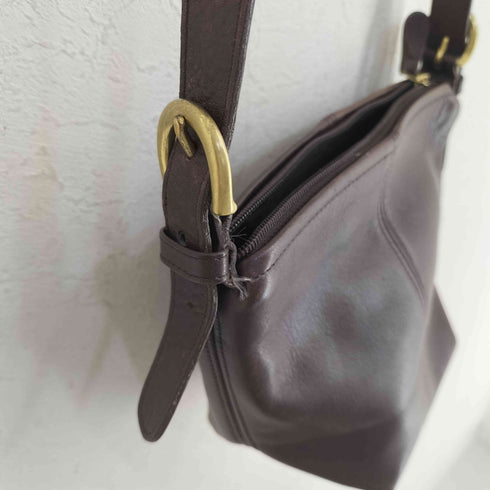 コーチ COACH old ミニレザーショルダーバッグ レディース