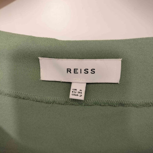 REISS サイドデザインスリットワンピース レディース US:0-2