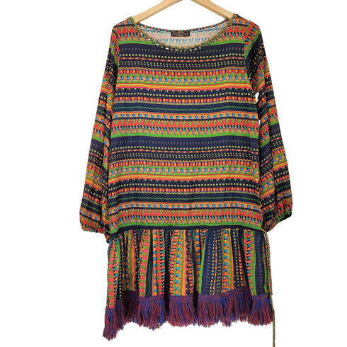 DROSOFILA 総柄 L/S ワンピース レディース JPN:38