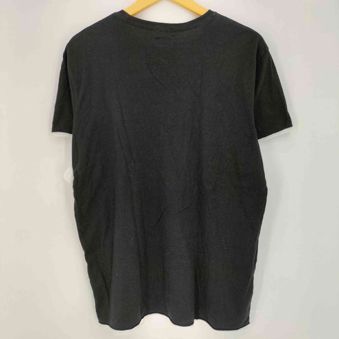 アルマーニジーンズ ARMANI JEANS REGULAR ロゴプリント フェイクレイヤード クルーネック半袖Tシャツ メンズ import:XL