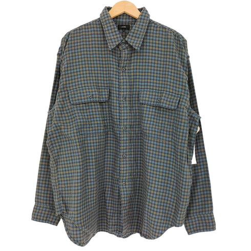 ビームス BEAMS 23aw ヘリンボーンチェック ワークシャツ メンズ JPN:L