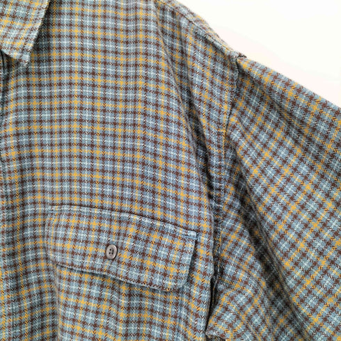 ビームス BEAMS 23aw ヘリンボーンチェック ワークシャツ メンズ JPN:L