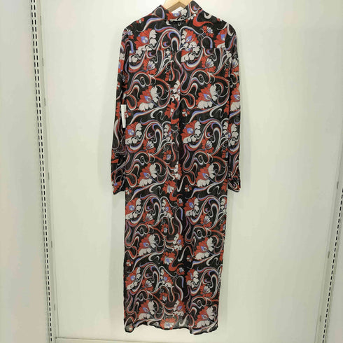 シスタージェーン SISTER JANE L/S 総柄シアーワンピース レディース import:S