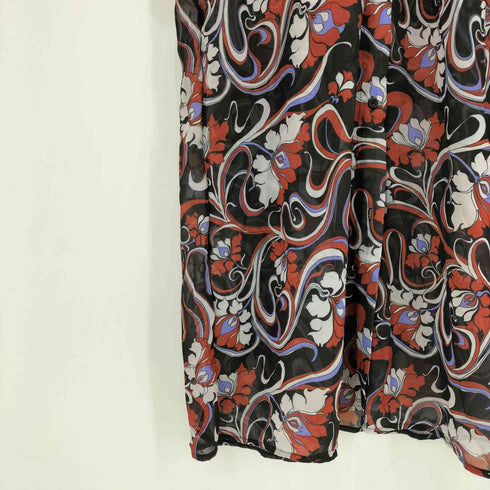 シスタージェーン SISTER JANE L/S 総柄シアーワンピース レディース import:S