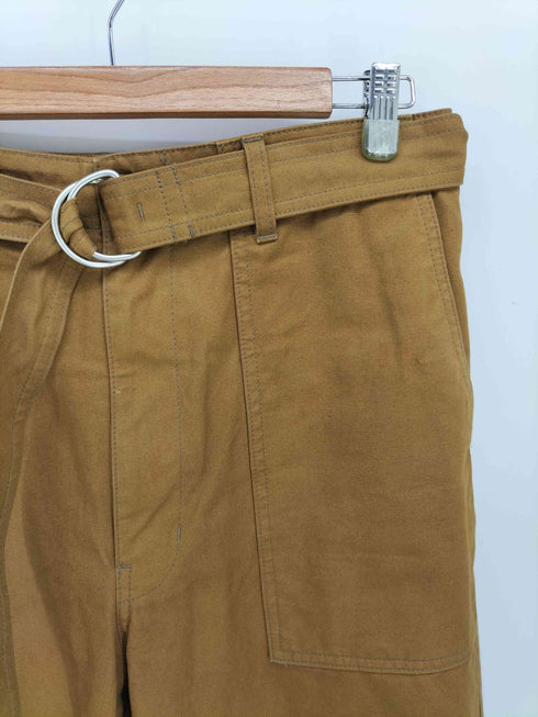 コムデギャルソンオム COMME des GARCONS HOMME 24AW 綿オックス 製品染め ベルトパンツ AD2024 メンズ JPN:XS