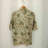 BANANA CABANA シルク100% 花柄 オープンカラー 半袖シャツ casual メンズ M
