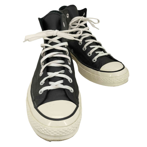 コンバース CONVERSE CT70 CLASSIC LEATHER BLACK HI CUT クラシックレザー ブラックハイカット メンズ JPN:28.5