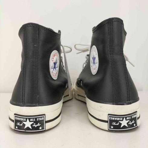 コンバース CONVERSE CT70 CLASSIC LEATHER BLACK HI CUT クラシックレザー ブラックハイカット メンズ JPN:28.5