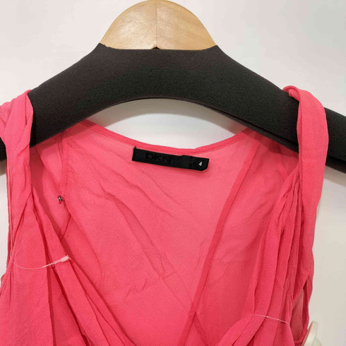ダナキャランニューヨーク DKNY シルクノースリーブトップス レディース US:4
