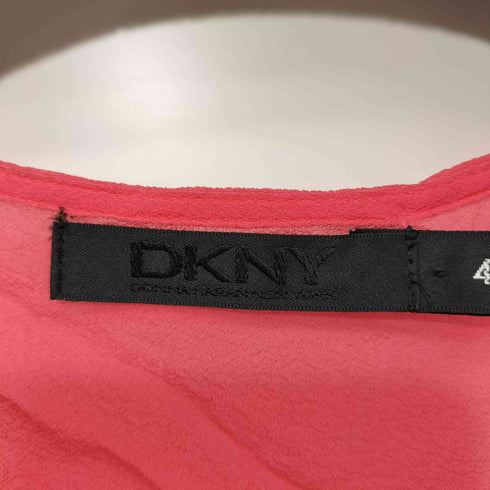 ダナキャランニューヨーク DKNY シルクノースリーブトップス レディース US:4