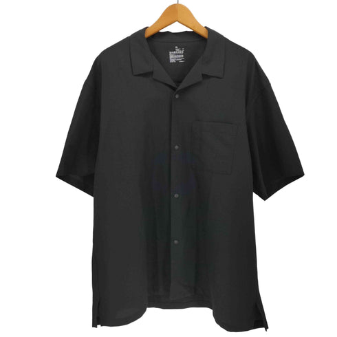 ムジルシリョウヒン 無印良品 ストレッチサッカーオープンカラー半袖シャツ メンズ JPN:XL