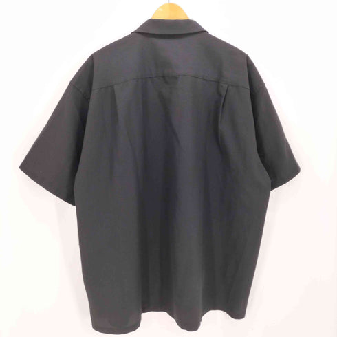 ムジルシリョウヒン 無印良品 ストレッチサッカーオープンカラー半袖シャツ メンズ JPN:XL