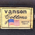 バンソン VANSON 両面 ホイールウイング刺繍 スウェット地 シングルライダースジャケット メンズ import:M