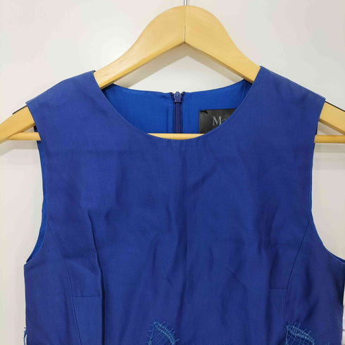マックスマーラ MAX MARA イタリア製 レース スパンコール ノースリーブ ドレス ワンピース レディース EUR:40