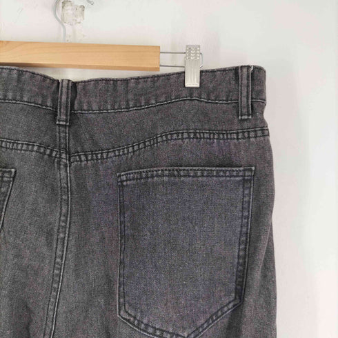 ROMWE スターデザイン ブラックデニムパンツ メンズ JPN:XL
