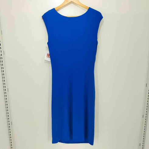 ローレンラルフローレン LAUREN RALPH LAUREN DRESS ギャザー ノースリーブ ワンピース レディース US:8