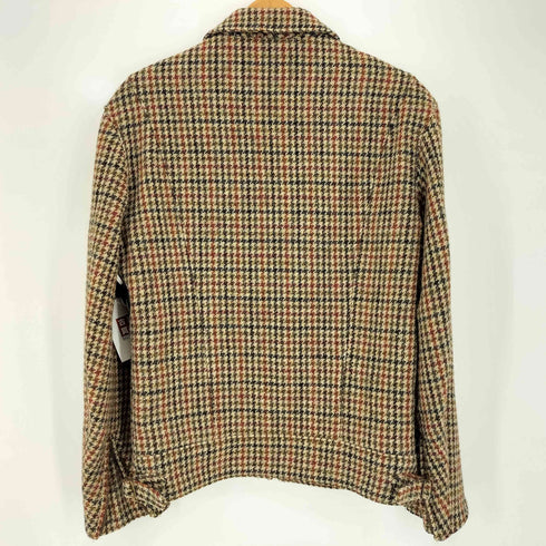ベンシャーマン Ben Sherman 千鳥格子 ウール ツイード マルチカラー ジップアップブルゾン スイングトップ メンズ import:M