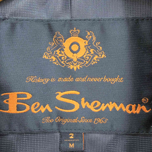 ベンシャーマン Ben Sherman 千鳥格子 ウール ツイード マルチカラー ジップアップブルゾン スイングトップ メンズ import:M