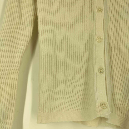 ユニクロ UNIQLO 23AW エクストラファインメリノリブポロカーディガン レディース JPN:M