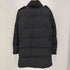バーバリーブラックレーベル BURBERRY BLACK LABEL 裏地ノバチェック 同色ロゴ刺繍 エポレット付き 比翼ジップ ダウンコート メンズ LL