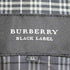 バーバリーブラックレーベル BURBERRY BLACK LABEL 裏地ノバチェック 同色ロゴ刺繍 エポレット付き 比翼ジップ ダウンコート メンズ LL