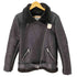 ザラ ZARA ダブルフェイス フェイクムートン ライダースジャケット レディース import:XS