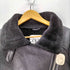 ザラ ZARA ダブルフェイス フェイクムートン ライダースジャケット レディース import:XS