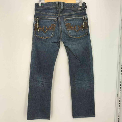 ディーゼル DIESEL YARIK 0087J ウォッシュ加工 ボタンフライ ストレートデニム メンズ W30L32