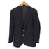 バーバリーズ BURBERRYS TASMANIA WOOL 金ボタン 紺 ブレザー 2B テーラード ジャケット メンズ 96-84-180A7