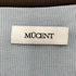 MUCENT 刺繍ロゴ 半袖ニット レディース FREE