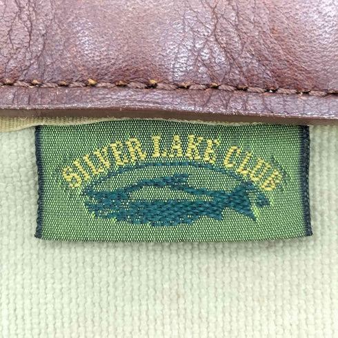シルバーレイククラブ SILVER LAKE CLUB レザー切替 9号帆布 ボディバッグ メンズ