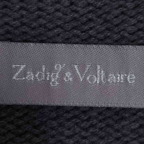 ザディグエヴォルテール ZADIG&VOLTAIRE ウール カシミヤ ライダースジップ ニット レディース