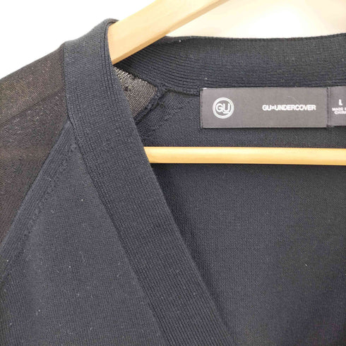 アンダーカバー UNDERCOVER シアーコンビネーションニットカーディガン メンズ JPN:L